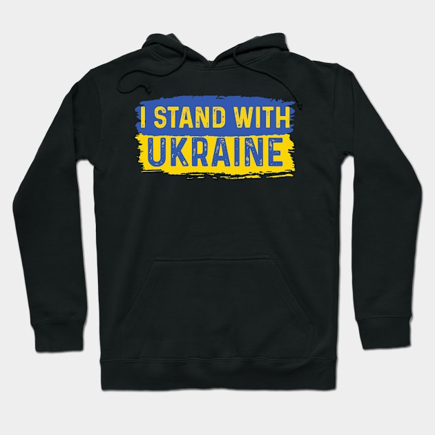 Support Ukraine I Stand With Ukraine Ukrainian Freedom Hoodie by Seaside Designs